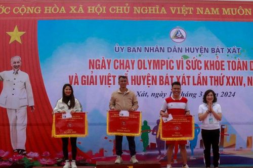 Hơn 180 vận động viên tham gia Giải Việt dã huyện Bát Xát năm 2024
