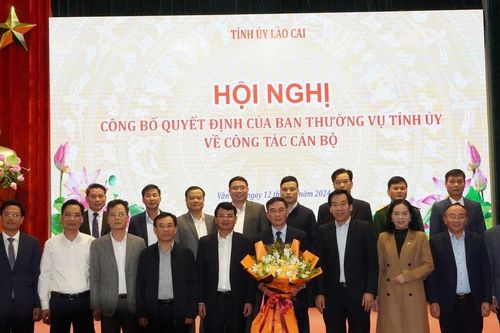 Tỉnh ủy Lào Cai công bố quyết định về công tác cán bộ tại huyện Văn Bàn, Bảo Yên và Mường Khương