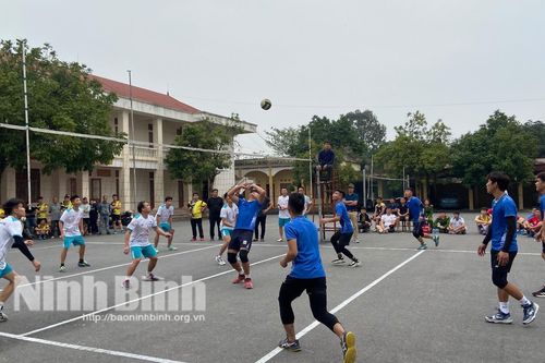 Giải bóng chuyền thanh niên huyện Gia Viễn tranh Cúp Sinh Dược năm 2024