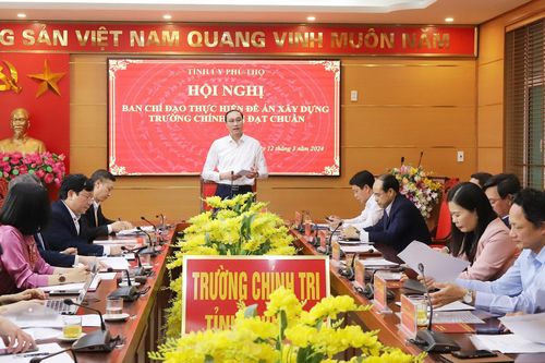 Thực hiện Đề án xây dựng Trường Chính trị tỉnh đạt chuẩn mức độ 1 đảm bảo tiến độ