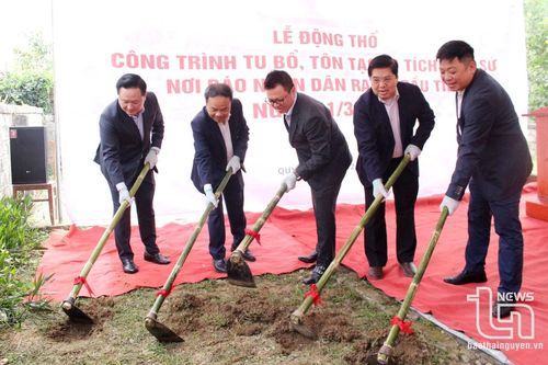 Động thổ tôn tạo Di tích nơi Báo Nhân Dân ra số đầu tiên