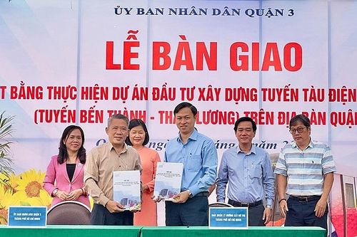 Thành phố Hồ Chí Minh: Quận 3 bàn giao 57 mặt bằng cho dự án metro số 2