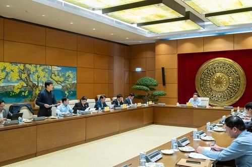 Phó Chủ tịch Thường trực Quốc hội Trần Thanh Mẫn làm việc với Văn phòng Quốc hội về công tác cán bộ