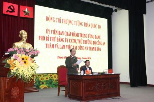 Tiếp tục xây dựng lực lượng Công an Thanh Hóa thật sự trong sạch, vững mạnh