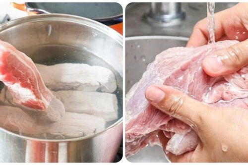 Có nên chần thịt lợn qua nước sôi trước khi chế biến?