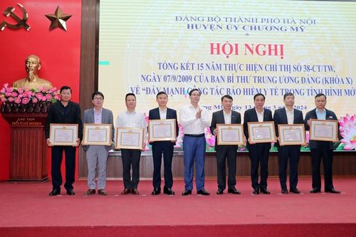 Huyện Chương Mỹ: Tỉ lệ người dân tham gia Bảo hiểm y tế đạt 93%