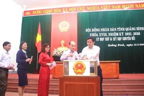 Bầu chức danh Phó chủ tịch HĐND, Phó chủ tịch UBND tỉnh Quảng Bình