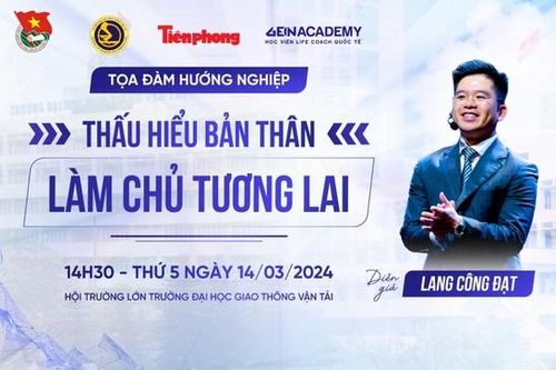Tọa đàm hướng nghiệp Thấu hiểu bản thân - Làm chủ tương lai số 5 đến Trường Đại học Giao thông Vận tải