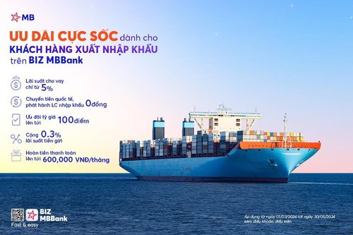 MB hỗ trợ doanh nghiệp đẩy mạnh hoạt động kinh doanh năm 2024