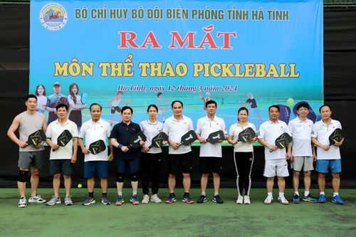 BĐBP Hà Tĩnh ra mắt môn thể thao Pickleball
