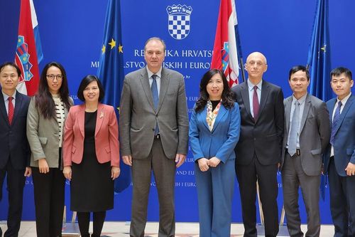 Đề nghị Croatia vận động 10 nước EU còn lại sớm phê chuẩn EVIPA
