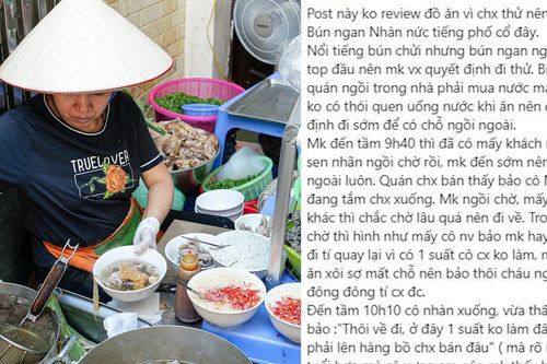 Chủ quán ngan Nhàn nổi tiếng Hà Nội bị tố chửi khách thậm tệ, đòi đốt vía
