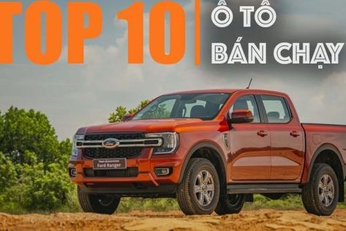 Top 10 ô tô bán chạy nhất tháng 2/2024