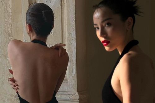 Kỳ Duyên đăng ảnh vỡ nét, khoe lưng trần nhưng để lộ khuyết điểm