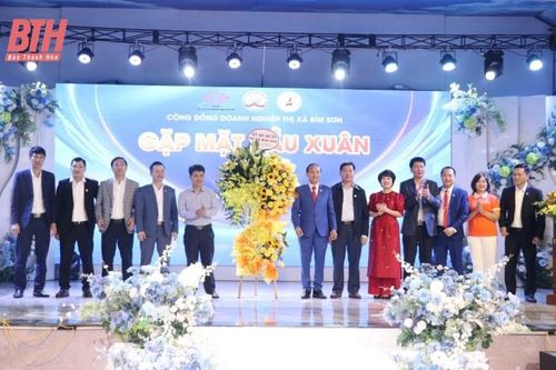 Hội doanh nghiệp thị xã Bỉm Sơn gặp mặt đầu xuân Giáp Thìn 2024