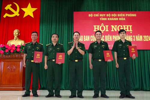 Bộ đội Biên phòng tỉnh Khánh Hòa: Giao ban công tác biên phòng tháng 3