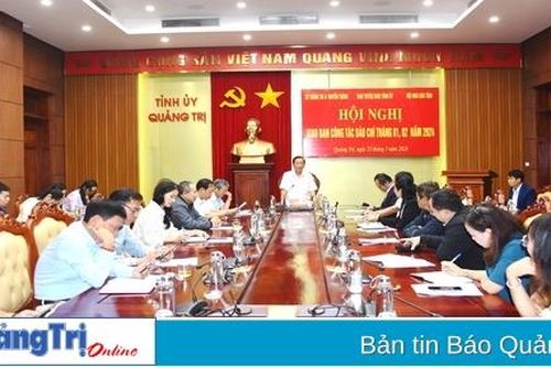 Giao ban công tác báo chí 2 tháng đầu năm 2024