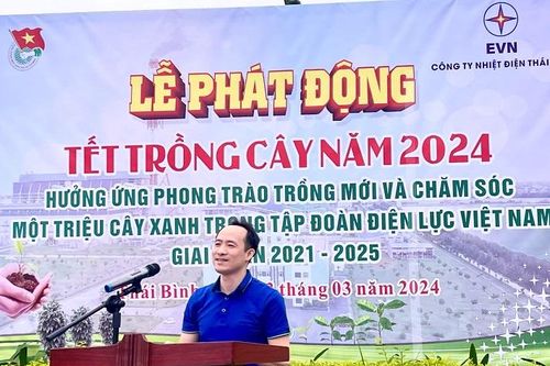 Công ty Nhiệt điện Thái Bình phát động 'Tết trồng cây năm 2024'
