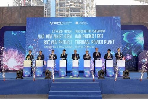 Nhà máy nhiệt điện BOT Vân Phong 1 chính thức khánh thành