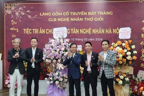 CLB nghệ nhân-thợ giỏi làng gốm Bát Tràng tổ chức lễ Vinh danh và Tri ân các Nghệ nhân Hà Nội