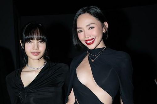 Tóc Tiên và Lisa BLACKPINK chung khung hình, 'gấp đôi visual' là đây chứ đâu!