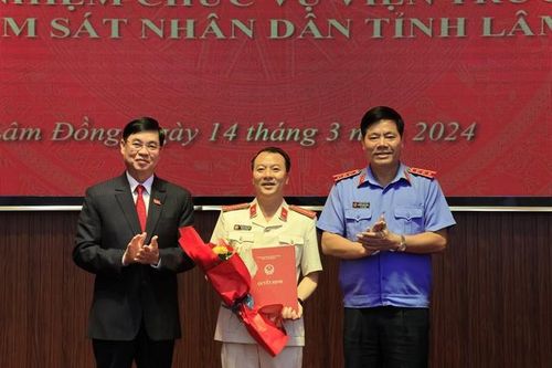 Ông Nguyễn Thành Minh làm Viện trưởng Viện Kiểm sát nhân dân tỉnh Lâm Đồng