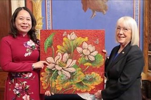 Phó chủ tịch nước Võ Thị Ánh Xuân gặp Chủ tịch Thường trực Thượng viện Hoa Kỳ Patty Murray