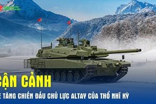 Cận cảnh xe tăng chiến đấu chủ lực Altay của Thổ Nhĩ Kỳ
