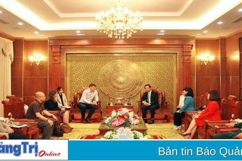 Phó Chủ tịch UBND tỉnh Hoàng Nam tiếp Giám đốc điều hành Tổ chức MAG
