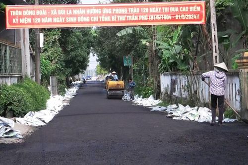 Đức Thọ (Hà Tĩnh): Sôi nổi thực hiện công trình, phần việc hướng tới kỷ niệm 120 năm ngày sinh cố Tổng Bí thư Trần Phú