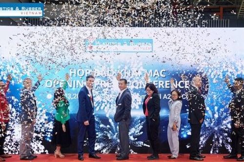 Khai mạc triển lãm quốc tế ngành nhựa, cao su tại TpHCM