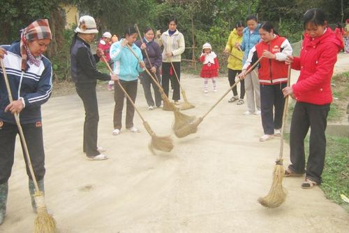 Xây dựng gia đình '5 không, 3 sạch', góp phần xây dựng nông thôn mới