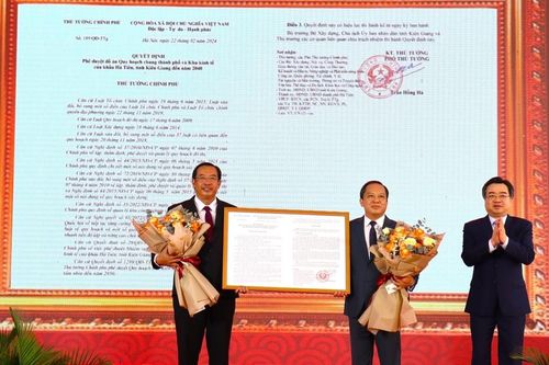 TP Hà Tiên, tỉnh Kiên Giang phát triển theo mô hình 'lưỡng cực, nhất thể, đa trung tâm'