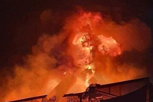 Vĩnh Phúc: Cháy lớn xưởng nhựa trong cụm công nghiệp