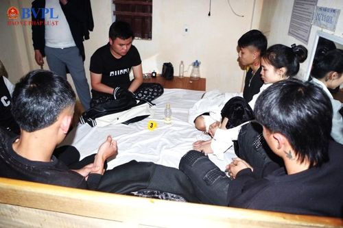 Bắt giữ 6 đối tượng đang sử dụng ma túy trái phép trong nhà nghỉ