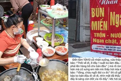Chủ quán bún ngan Nhàn lên tiếng sau vụ lùm xùm: 'Chị không chửi khách, chẳng hiểu sao sự việc lại thành ra như thế'