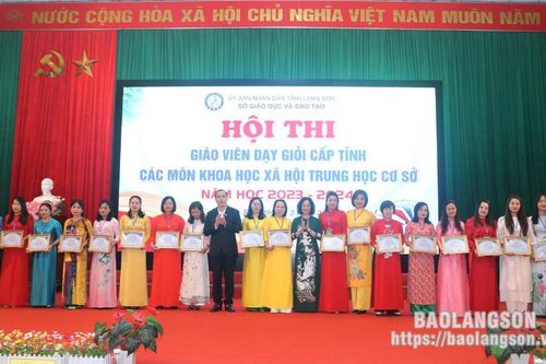 122 giáo viên đạt giáo viên dạy giỏi THCS cấp tỉnh