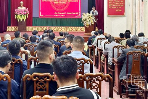 Trên 100 người được tập huấn về công tác phòng, chống thiên tai