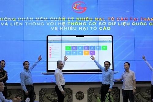 TP Hồ Chí Minh công bố phần mềm quản lý khiếu nại, tố cáo