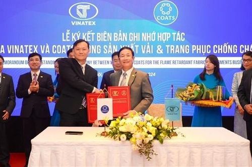 Tập đoàn Dệt may Việt Nam xuất khẩu vải, quần áo chống cháy