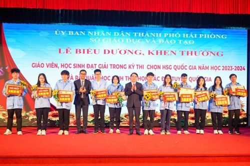 Học sinh giỏi đoạt giải Quốc gia ở Hải Phòng được thưởng bao nhiêu tiền?