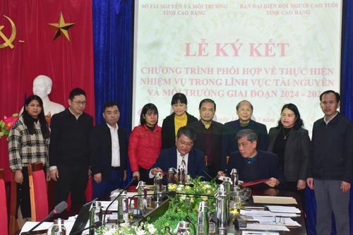 Ký kết chương trình phối hợp lĩnh vực Tài nguyên và Môi trường giai đoạn 2024 - 2026