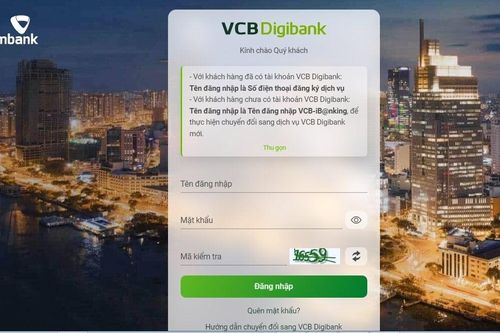 Cách đăng nhập 2 tài khoản Vietcombank trên điện thoại