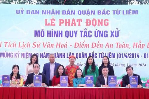 Phát động mô hình Quy tắc ứng xử 'Di tích lịch sử văn hóa - Điểm đến an toàn, hấp dẫn'