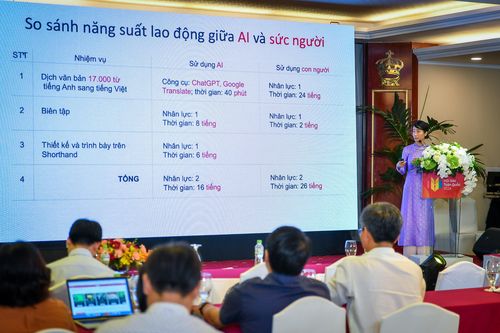 Toàn cảnh phiên thảo luận 'Đầu tư, ứng dụng công nghệ hiệu quả tại các tòa soạn'