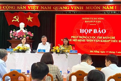 Đà Nẵng phát động Cuộc thi Báo chí viết về mô hình Dân vận khéo tiêu biểu