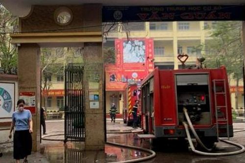 Công an Hà Nội thông tin vụ cháy trường THCS Văn Quán, Hà Đông