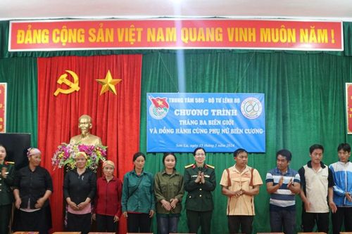 Trung tâm 586 – Bộ Tư lệnh 86 đồng hành cùng phụ nữ biên cương