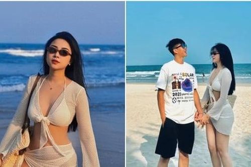 Vợ Phan Văn Đức hai con vẫn cực nóng bỏng khi khoe dáng trên biển