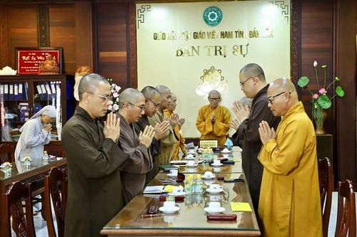 Đắk Lắk: Ban Thường trực Ban Trị sự GHPGVN tỉnh họp thảo luận một số nội dung về Phật đản